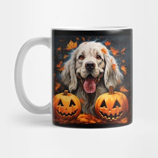 Halloween Clumber Spaniel Mug